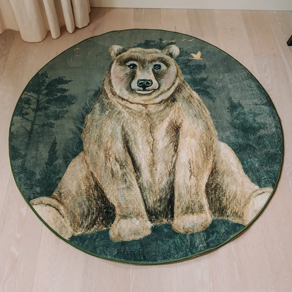Vloerkleed beren | Poespas Babykamer|Vloerkleden