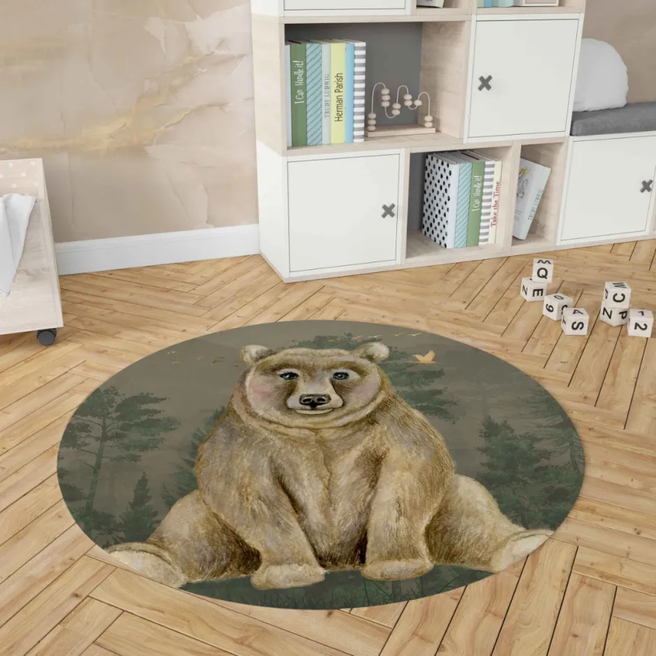 Vloerkleed beren | Poespas Babykamer|Vloerkleden
