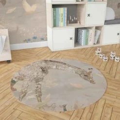 Discount Vloerkleed giraffe | Poespas Babykamer|Vloerkleden