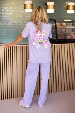 Sale Wavy Pants | Lilac | DAMES Broeken|Snøpskes