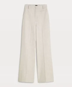 Online Wide leg pantalon Kate | Light grey melange | JOSH V DAMES Broeken