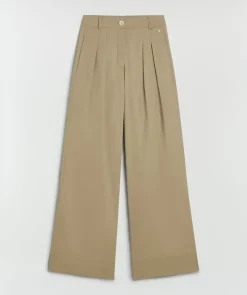 Discount Wide leg pantalon Olivia | Light Mink | DAMES Broeken