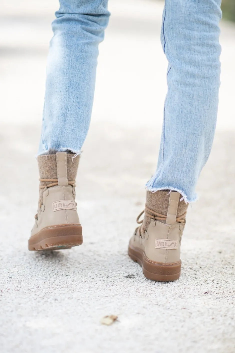 Winterboots Frosty | Taupe | DAMES Laarzen & Boots