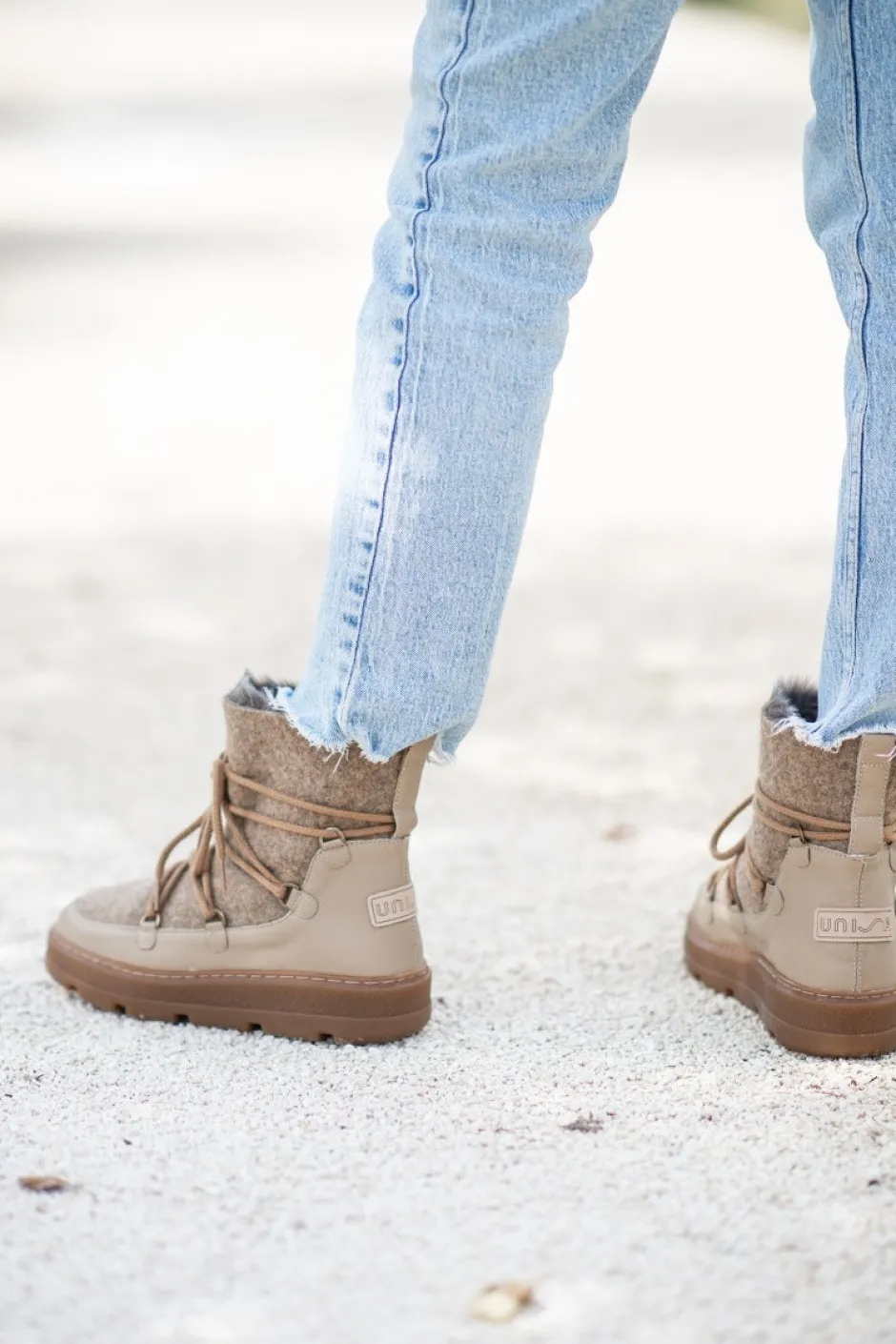 Winterboots Frosty | Taupe | DAMES Laarzen & Boots