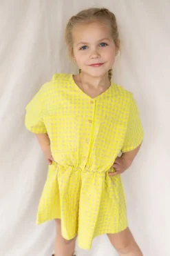 Clearance Woven playsuit Vichy | DAMES Jumpsuits|Jumpsuits