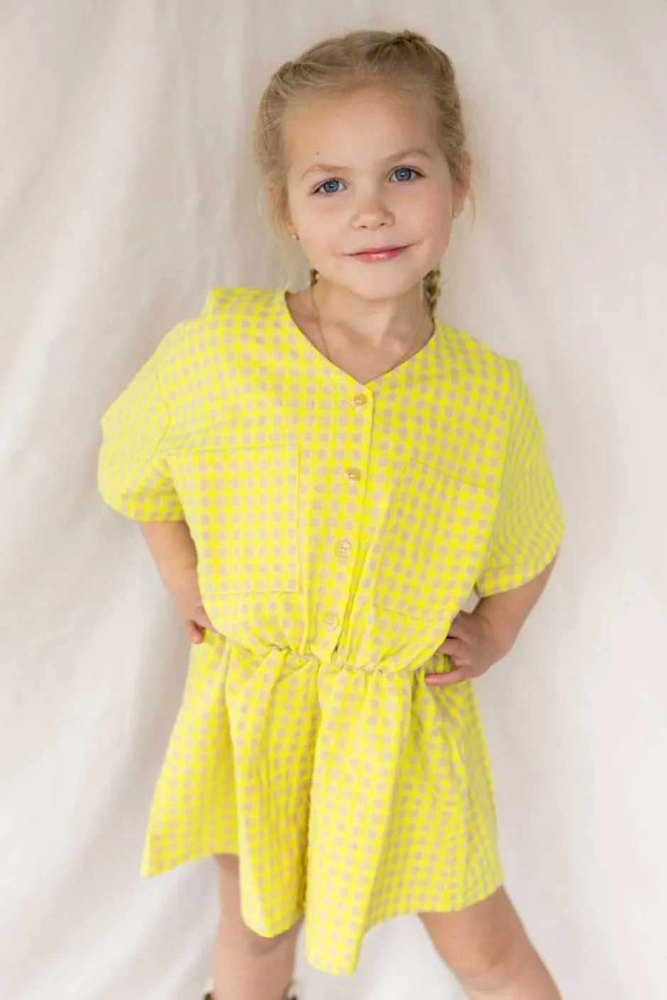 Clearance Woven playsuit Vichy | DAMES Jumpsuits|Jumpsuits