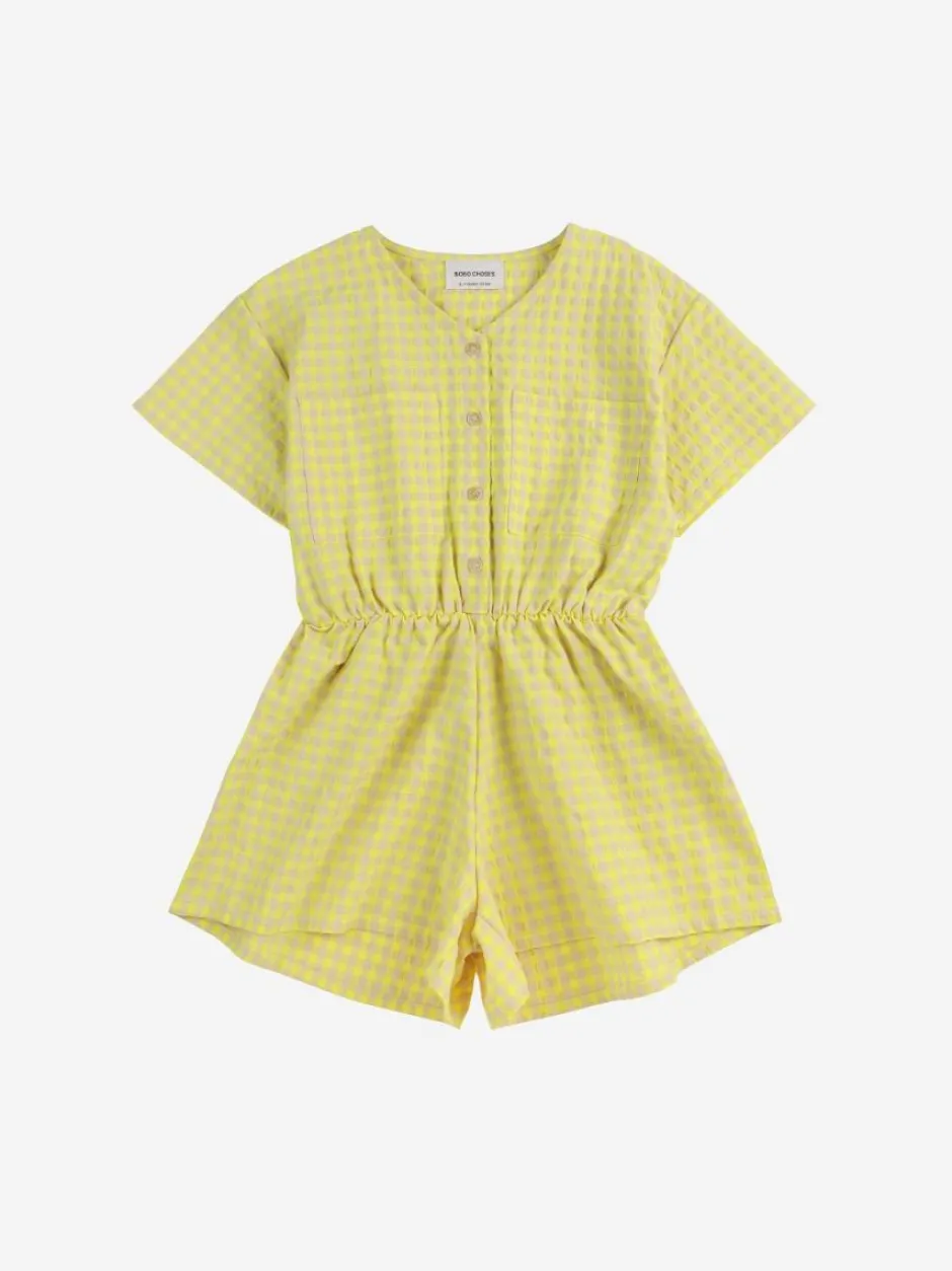 Clearance Woven playsuit Vichy | DAMES Jumpsuits|Jumpsuits