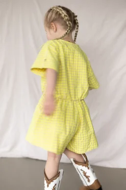 Clearance Woven playsuit Vichy | DAMES Jumpsuits|Jumpsuits