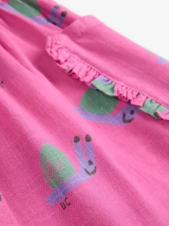 Woven skirt Funny snail all over | DAMES Rokken|Rokken