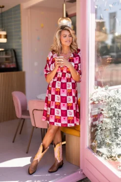 Sale Zomerjurkje Kim | Multicolor | Je m鈥檃ppelle x Poespas DAMES Jurken