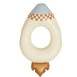 Clearance Zwemring raket | Creme | Waterspeelgoed