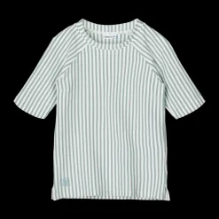 New Zwemshirt Noah Seersucker | Sea blue / white | Liewood Zwemkleding|Zwemkleding